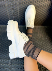 Mocasini Vintage White