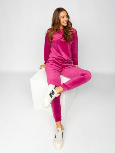 Trening din catifea Lola Fuchsia