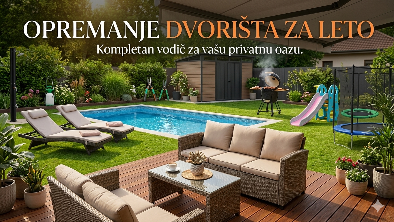 Kako opremiti dvorište za leto: Kompletan vodič za vašu privatnu oazu