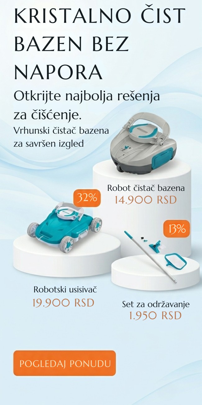 oprema za ciscenje bazena za dvoriste