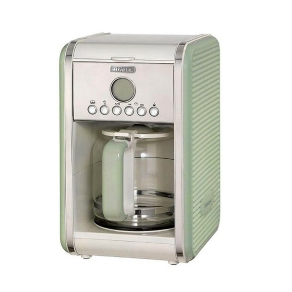 Ariete VINTAGE, Aparat za filter kafu, zeleni(1342), za 4-12 šoljica, 2000W - Img 1