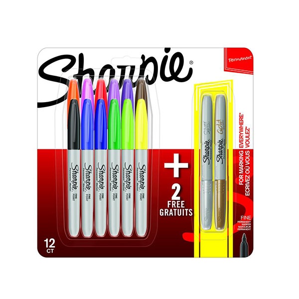 Set markera Fine Sharpie 12+2 blister SH61126 - Img 1