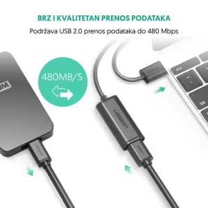 Aktivni USB produžni kabel 5m Velteh pro US121 - Img 3