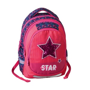 Anatomski školski ranac MAXX PINK STAR 160628