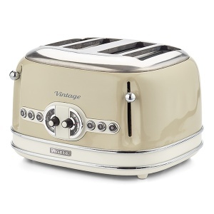 Ariete VINTAGE, Toster, bež (156), za 4 parčeta, 1600W