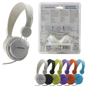 Audio Stereo slušalice ESPERANZA Sensation White EH148W - Img 3