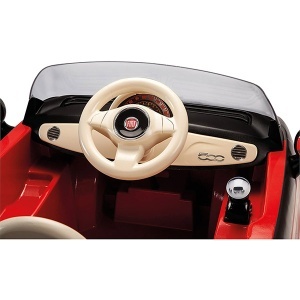 Auto na akumulator Fiat 500 red grigia Peg Perego P75061161 - Img 2