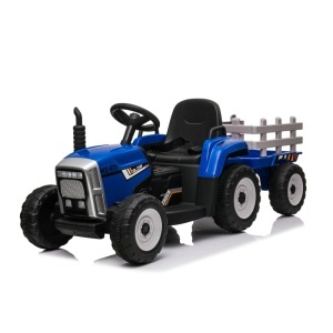 Automobil na akumulator Traktor Plavi sa prikolicom i daljinskim 248