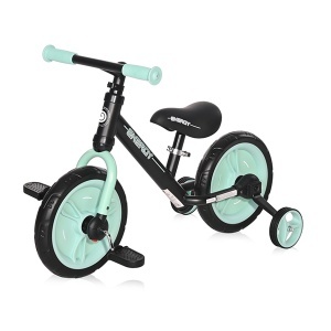 Balans Bicikl Energy 2u1 Black and Green Lorelli 10050480003