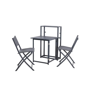 Balkonski set na rasklapanje 2+1 metal Green Bay Balkit AG088826