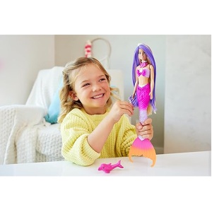 Barbi Malibu Sirena Dodir Magije HRP97 Barbie 183630 - Img 4