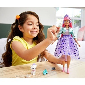 Barbi Princeza Dejzi Princess Adventure Barbie 857603 - Img 2