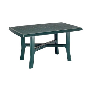 Baštenski sto plastični 138x88x72cm zeleni Ipae ProGarden 035474