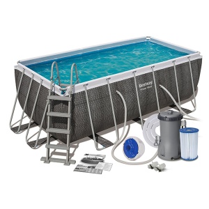 Bazen za dvorište Bestway Power Steel sa čeličnim ramom 412x201x122cm 56722 - Img 2