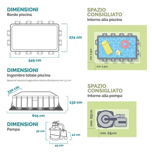Bazen za dvorište Ultra XTR Frame 549x274x132cm Intex 26356NP - Img 6