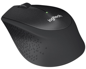 Bežični miš M330 Silent Plus crni Logitech optički 1000 dpi tihi tasteri