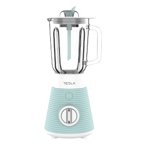 Blender sa stakelnom posudom 1,5 l i levkom plavo-beli Tesla BL510BWS - Img 1