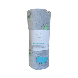 Ćebe za bebe koje svetli u mraku 95x120cm BBO Dino 632-DINO - Img 3
