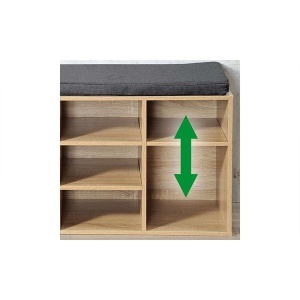 Cipelarnik sa jastukom za sedenje 101x48x29cm Kesper KSP15917 - Img 3