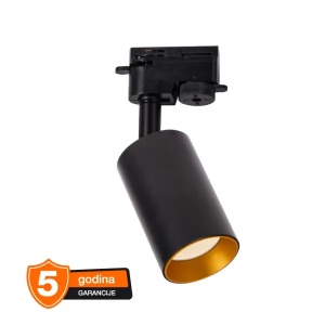Crni monofazni šinski reflektor Eternal 6W Osram 4099854599392E