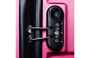 Čvrsti kofer sa točkićima Enova Capri ABS 36x54,5x20,5cm roze - Img 6
