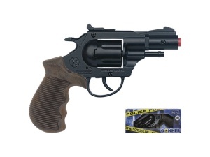 Dečija igračka policijski revolver na kapisle (12 metaka)