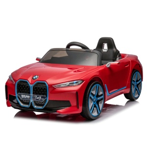 Dečiji automobil na akumulator crveni licencirani BMW I4 51 - Img 1