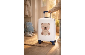 Dečiji kofer 50 cm Happy Pets braon Roll Road 49.913.41 - Img 9