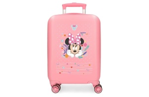 Dečiji Kofer Disney Happy To Be Me ABS 33x50x20cm roze