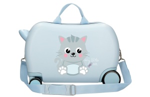 Dečiji kofer na točkićima Happy Pets sky blue Roll Road 49.910.44 - Img 3
