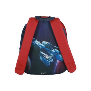 Dečiji ranac za vrtić i predškolsko Spirit Uno-Duo Space Red Car 25x12x31cm - Img 3