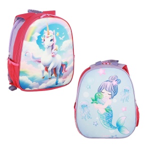 Dečiji ranac za vrtić i predškolsko Spirit Uno-Duo Unicorn Little Mermaid 25x12x31cm