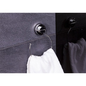 Držač peškira prsten vakuumski Inox PVC Ridder 12050000 - Img 2