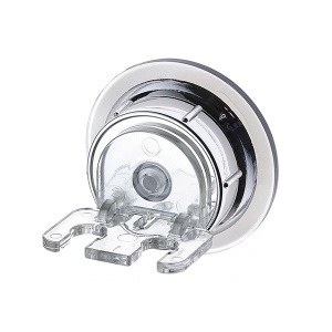Držač za četkice 2/1 vakuumski Hrom PVC Ridder 12102100 - Img 1