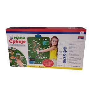 Edukativna igra Interaktivna Moja prva mapa Srbije 58269