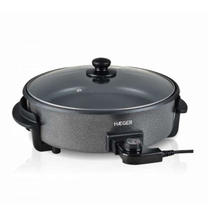 Električni tiganj za pizzu 36x9 cm 1500W Haeger HEGR-036.012A - Img 1