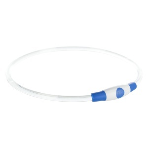 Flash Light Ring ogrlica USB plava L-XL Trixie 12665 - Img 2