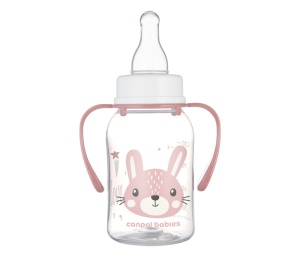 Flašica sa Ručkama 120ml Roze Canpol Babies Cute Animals 11/823_pin - Img 2