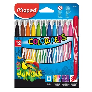 Flomasteri Maped Jungle Color Peps M845420