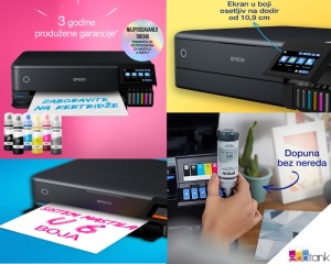Foto multifunkcijski inkjet štampač Epson L8180 EcoTank ITS A3 u boji crni sa WiFi - Img 8