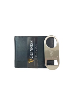 Gift box: novčanik muški kožni 120x90x20 mm i otvarač za flaše GS04 Guiness  - Img 2