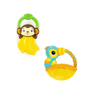 Glodalica za bebe narandza/banana sa vibracijom BS SKU9312