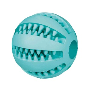 Igračka za pse Trixie Denta Fun lopta 5cm guma plava