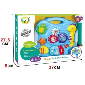 Igračke za bebe muzički stočić okean 24257 - Img 2