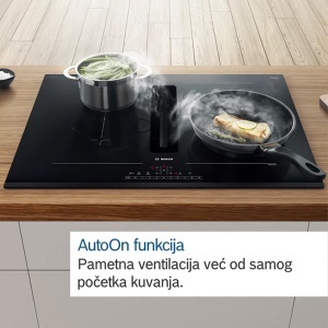 Indukciona ploča za kuvanje sa integrisanim aspiratorom 70cm Bosch PVQ731F15E - Img 2