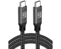 Kabl E-Green USB tip C na USB tip C 240W 5A 2m beli superbrzo punjenje