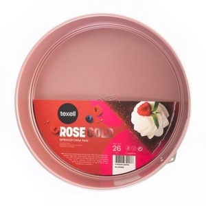 Kalup za tortu 26 cm Rose Gold Texell TPRG-T325