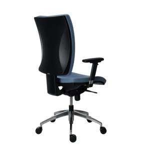 Kancelarijska stolica ergonomska sinhroni mehanizam alu baza 130kg 1580 SYN GALA ALU LX - Img 2