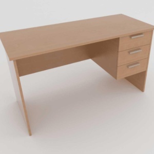 Kancelarijski sto sa fiokama sa leve strane 135x60x75 Praktik 4