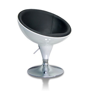 Klub stolica BALL crna